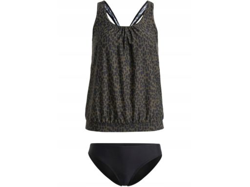 B.P.C tankini oliwkowe w cętki modne r.50