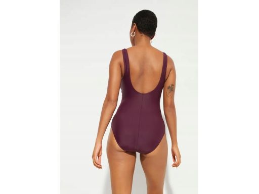 B.P.C kostium jednoczęściowy bordowy wzór zebry ^50