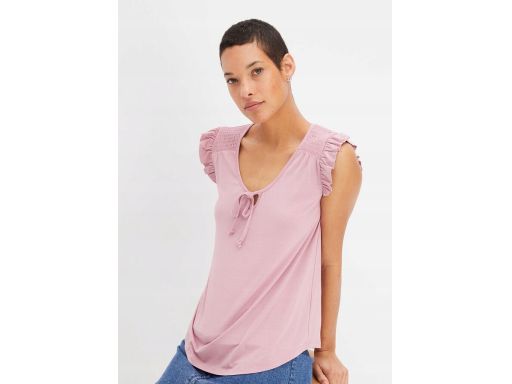 B.P.C bluzka t-shirt janoróżowa z wiskozy ^36/38
