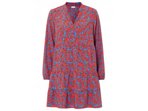 B.P.C sukienka tunikowa czerwonow-niebiesak we wzory ^34