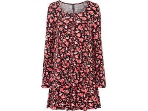 B.P.C sukienka z długim rękawem we wzory 36/38.