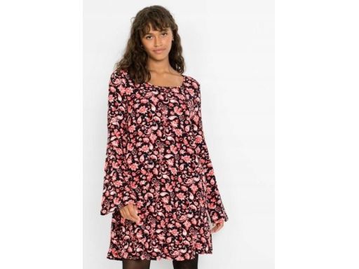 B.P.C sukienka z długim rękawem we wzory 36/38.