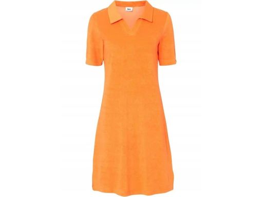 B.P.C pomarańczowa sukienka frotte ^36/38