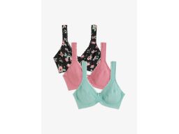 B.P.C 3-pak biustonoszy miękkich na fiszbinie bawełnianych 105B.