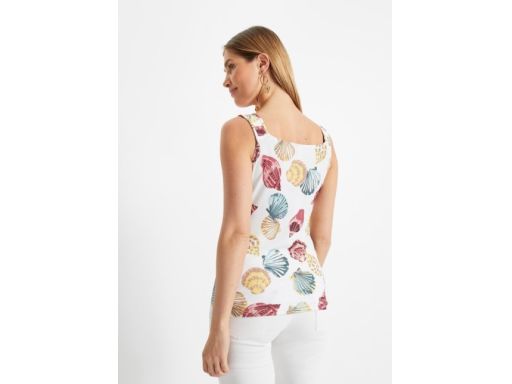 B.P.C top wzorzysty sznurowanie 36/38.