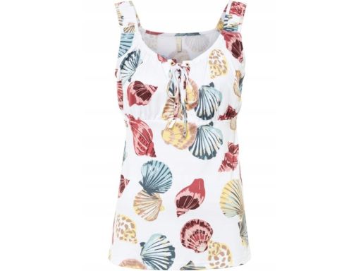 B.P.C top wzorzysty sznurowanie 36/38.