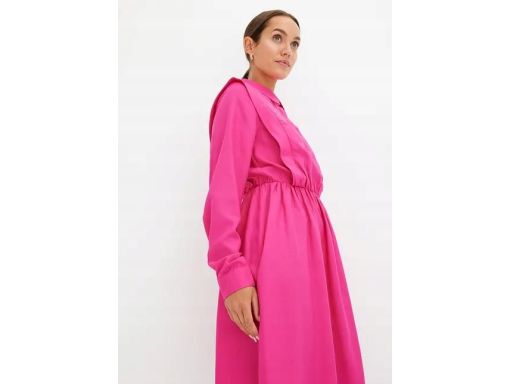B.P.C sukienka koszulowa różowa r.42