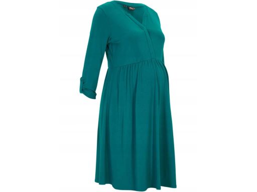 B.P.C sukienka ciążowa i do karmienia zielona r.52/54