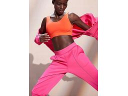 B.P.C biustonosz sportowy bezszwowy pomarańczowy S.