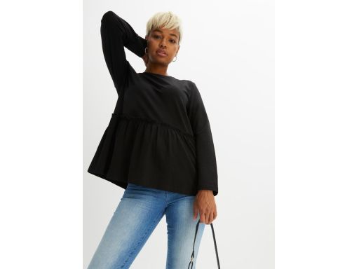 B.P.C Bluzka tunika czarna bawełniana ^36/38