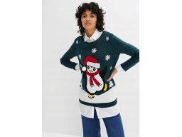 B.P.C sweter świąteczny bożonarodzeniowy ^48/50
