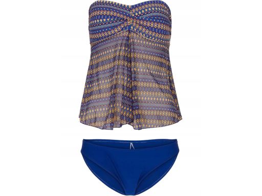 B.P.C tankini z siateczki bandeau z figami w komplecie 38.