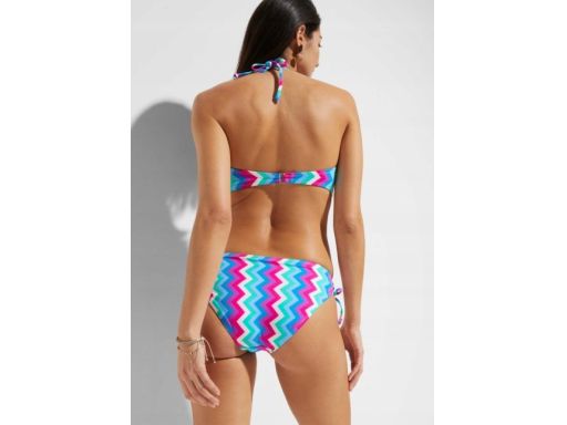 B.P.C bikini z kolorowym wzorem bandeau r.34