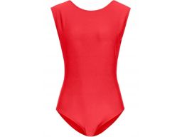 B.P.C kostium jednoczęściowy czerwony dekolt na plecach r.42