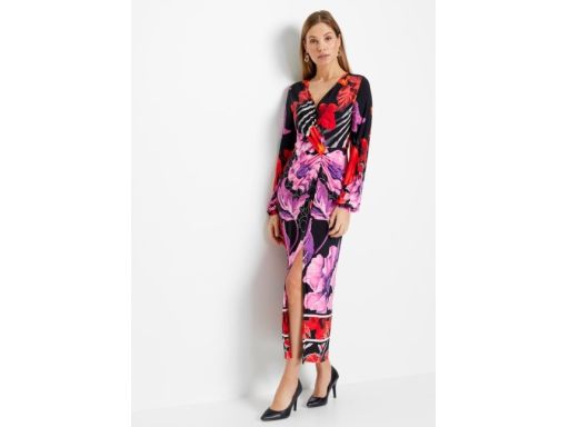 B.P.C długa sukienka z nadrukiem r.40/42