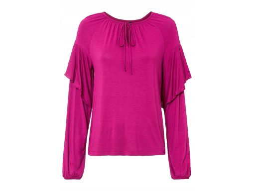 B.P.C bluzka z wiskozy z falbankami 32/34.