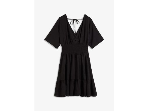 B.P.C czarna sukienka z falbanami 44.
