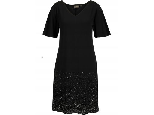 B.P.C sukienka czarna z cyrkoniami 36/38.