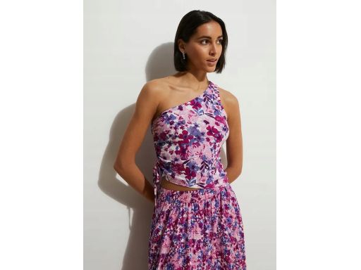 B.P.C top na jedno ramię w kwiaty r.40/42