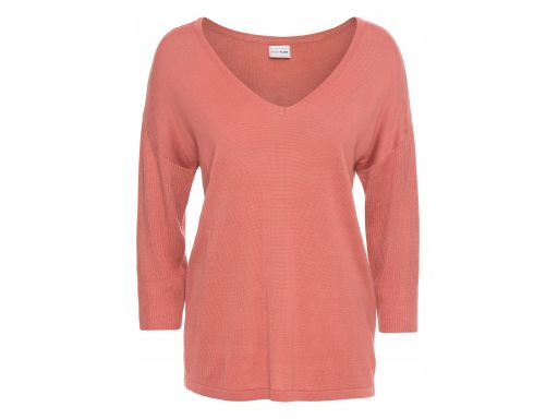 B.P.C sweter dzianinowy miedziano-różowy r.40/42