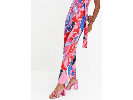 B.P.C kombinezon wielokolorowy z nadrukiem letni ^48/50