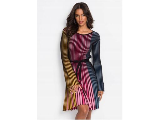 B.P.C dzianinowa sukienka kolorowa ^40/42