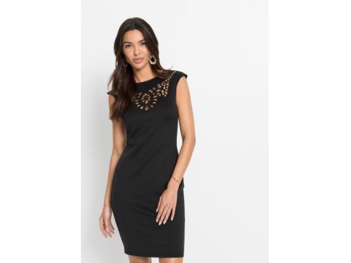 B.P.C sukienka czarna z wycięciami r.40/42