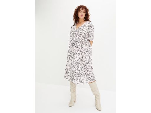 B.P.C sukienka kopertowa we wzory wiskozowa ^40