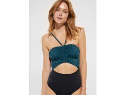 B.P.C kostium jednoczęściowy z nadrukiem oraz wycięciem r.44