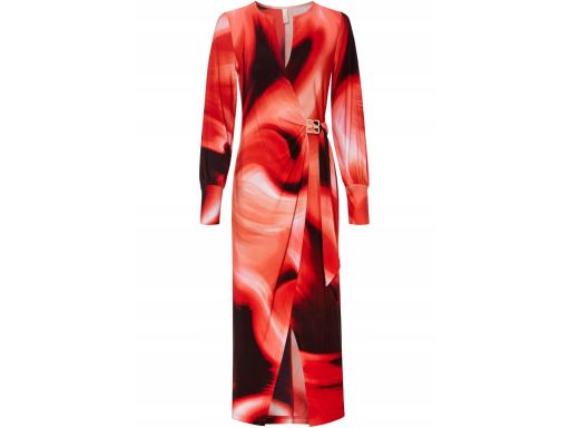 B.P.C sukienka midi asymetryczna ze sprzączką r.40/42