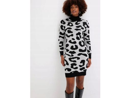 B.P.C sukienka dzianinowa we wzór ^40/42