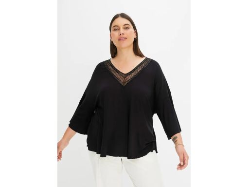 B.P.C tunika shirtowa czarna oversize 36/38.