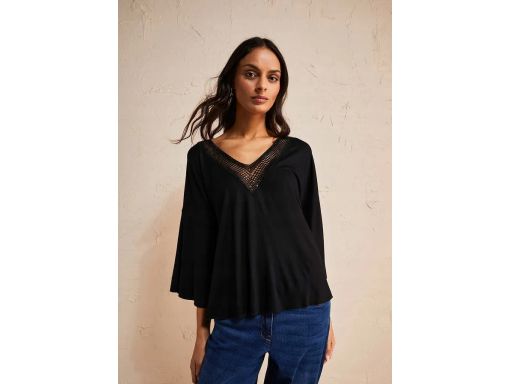 B.P.C tunika shirtowa czarna oversize 36/38.