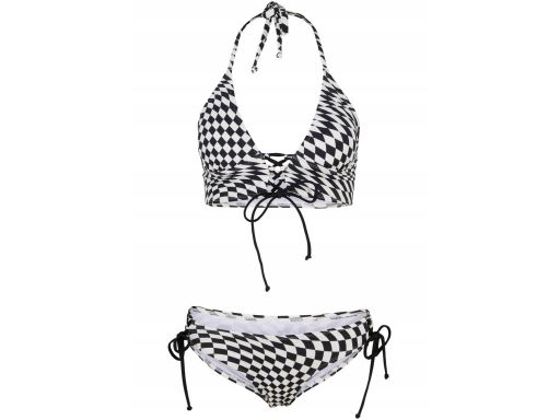 B.P.C bikini ze sznurowaniem w geometryczne wzory 42 (80B).