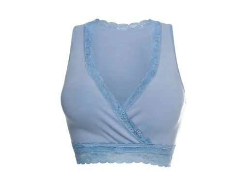 B.P.C biustonosz do karmienia z koronką indigo ^44/46