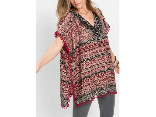 B.P.C tunika we wzory z pomponami 48/50.