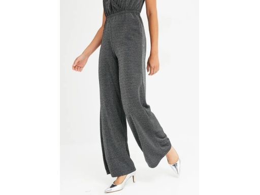 B.P.C kombinezon dżersejowy z połyskiem czarno-srebrny ^48/50