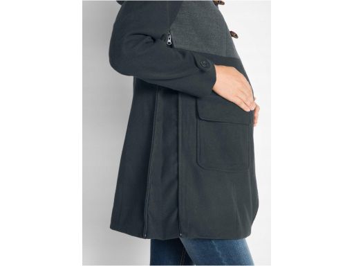 B.P.C płaszcz ciążowy z panelem dla dziecka czarno-szary r.48