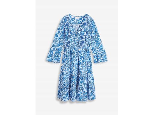 B.P.C niebieska sukienka z aplikacją ^42