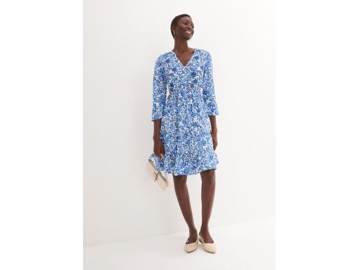 B.P.C niebieska sukienka z aplikacją ^42