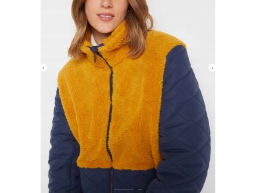 B.P.C płaszcz pikowany ze wstawką boucle polarowego baranka ^52