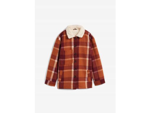 B.P.C kurtka koszulowa w kratę na podszewce 