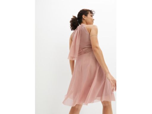 B.P.C siatkowa sukienka różowa 40/42.