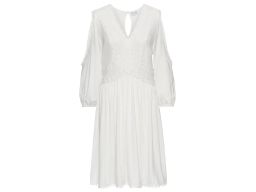 B.P.C sukienka boho z wycięciami i koronką śmietankowa r.40/42
