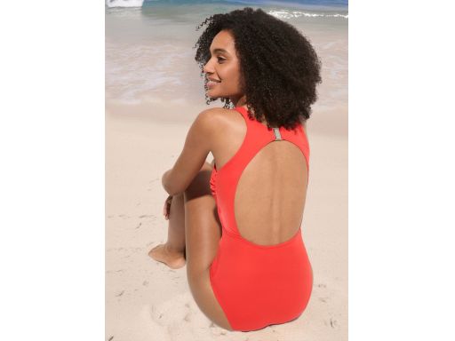 B.P.C kostium jednoczęściowy czerwony neonowy r.46