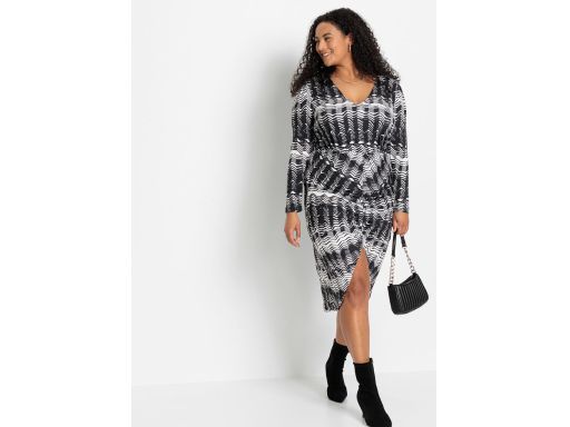 B.P.C sukienka sexy ołówkowa nadruk ^44/46