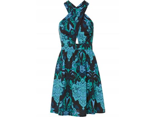 B.P.C sukienka z nadrukiem z asymetrycznym dekoltem 42.