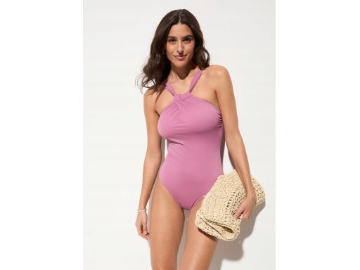 B.P.C modelujący kostium kąpielowy brudny pudrowy róż ^40