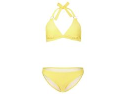 B.P.C żółte bikini z wiązaniem basic ^44