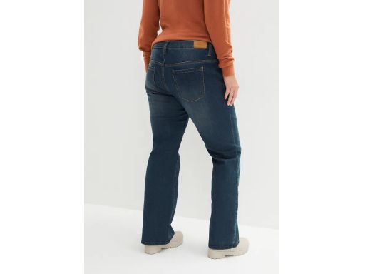 B.P.C spodnie ciążowe jeansy ocieplane bootcut ^46
